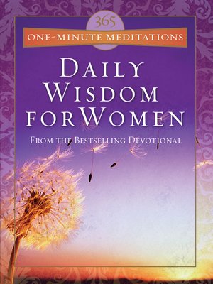 cover image of 365 One-Minute Meditations From Daily Wisdom For Women